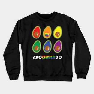 Avocado Queer LGBTQ Pride Crewneck Sweatshirt